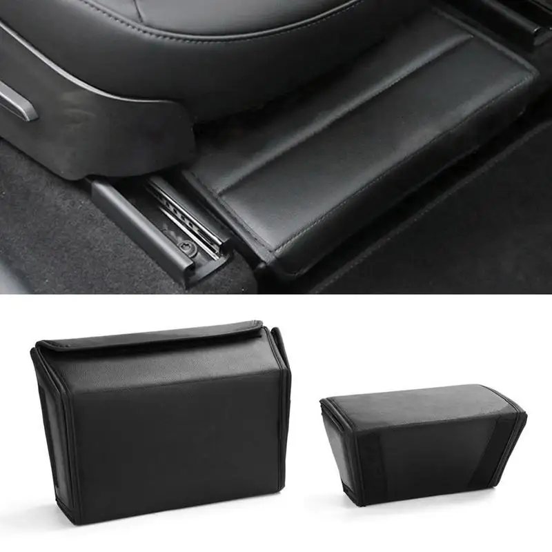 

Ящик для хранения Tesla Model Y из искусственной кожи, большой органайзер для хранения, Универсальные Передние и задние сиденья, аксессуары для автомобильного интерьера