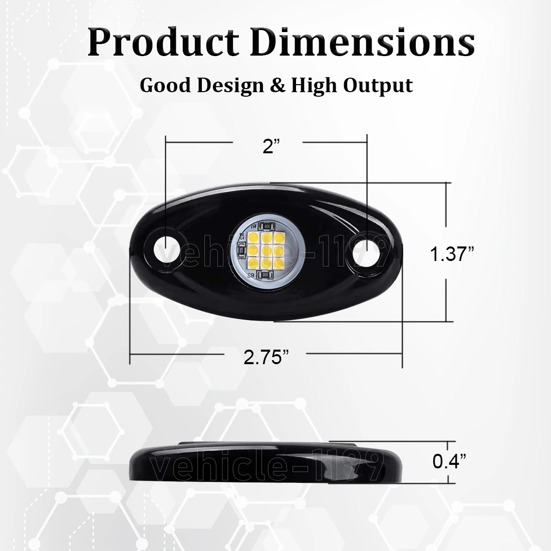 4 осветительных прибора белая лампа для внедорожника грузовика квадроцикла
