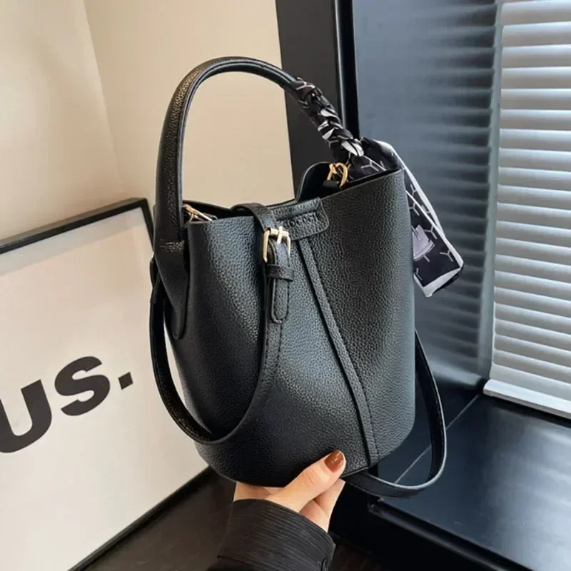 Высококачественная новогодняя красная сумка-мешок большой емкости 2023 женская