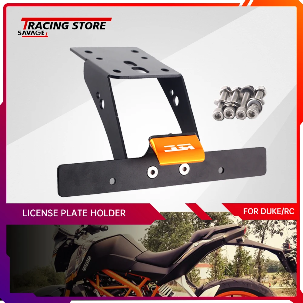 

For DUKE 390 250 RC125 RC200 RC250 RC390 License Plate Holder Motorcycle Accessories Rear Tail Tidy Fender Eliminator Bracket