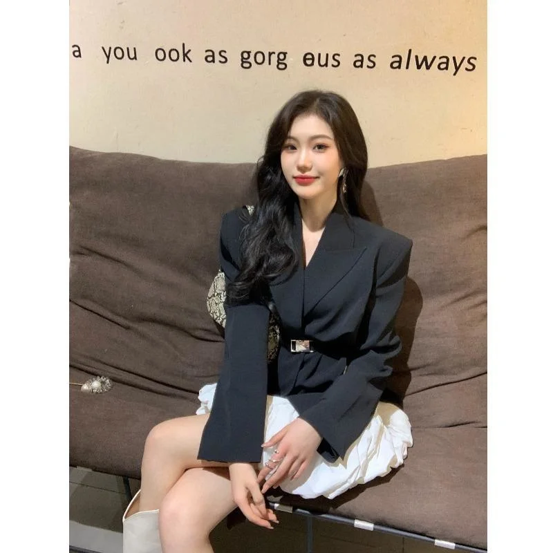 

Женская свободная куртка с длинным рукавом, комплект из двух предметов