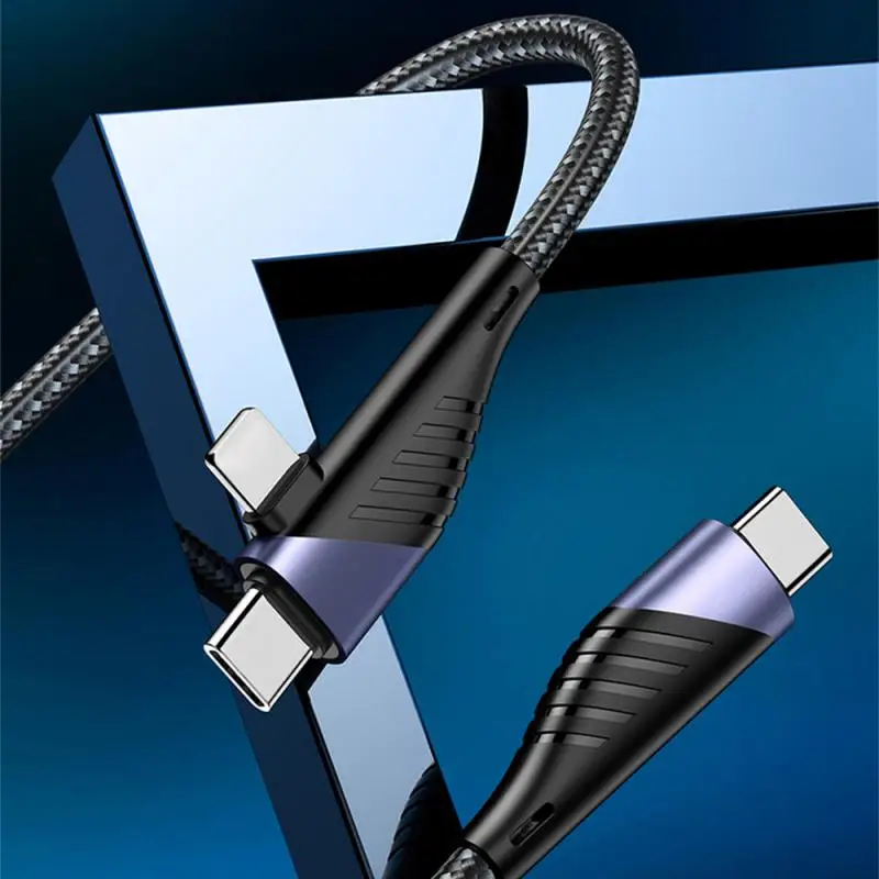 

Cable For Samsung S20 For Lightning Cable Test 2 Pd 65w 20w Usb C Multifunctional Cord Nylon Cable Cord Lightning Cable Test 3 A