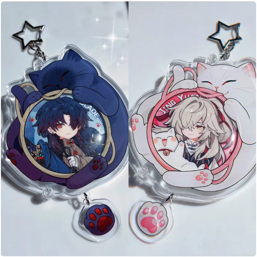 Аниме Honkai: Star Rail очень маленькая серия бейдж рамка для дисплея товары красивый