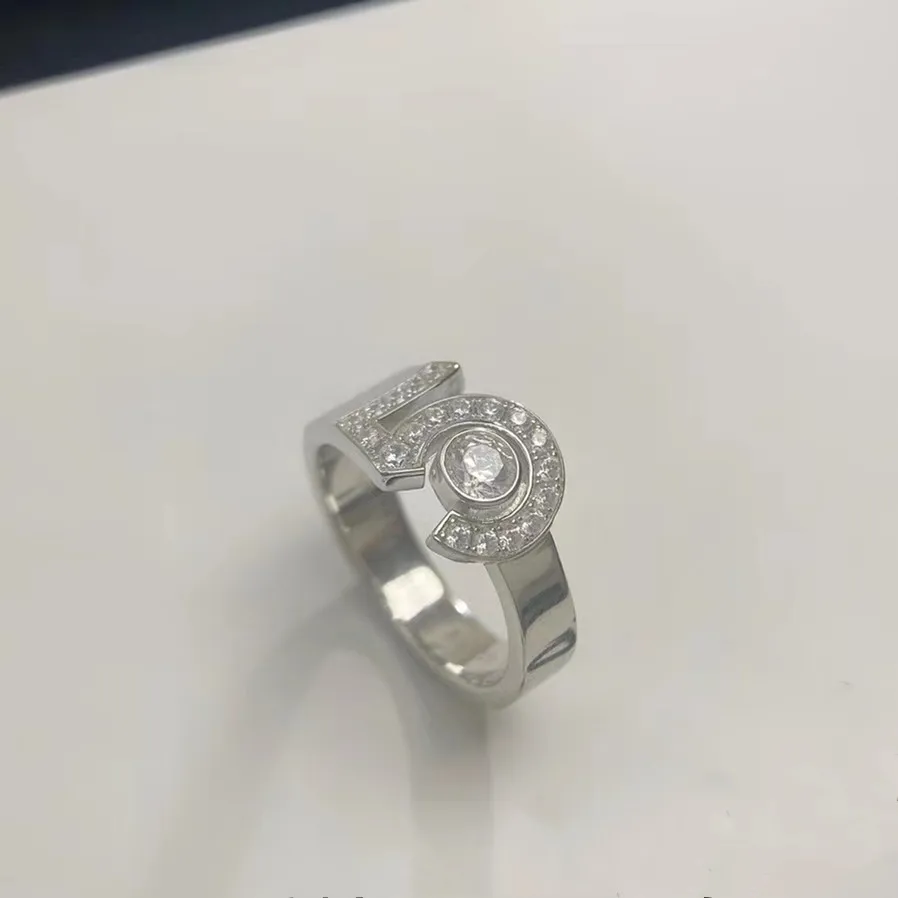 

Elegant Hot Brand 100% Sterling Silver 925 High Quality Number Band Ring For Women Fashion Female Silver Jewelry Gifts