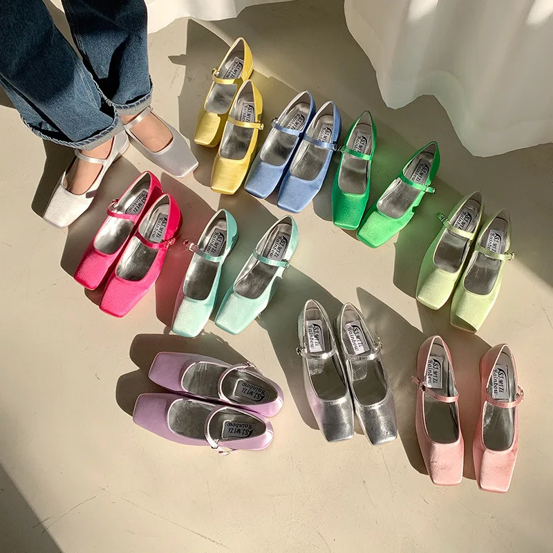 

Spring and summer of 2023 New Fangfang head Mary Zhen Canton Light Flat Women's Shoes Ballet Ballet flat shoes