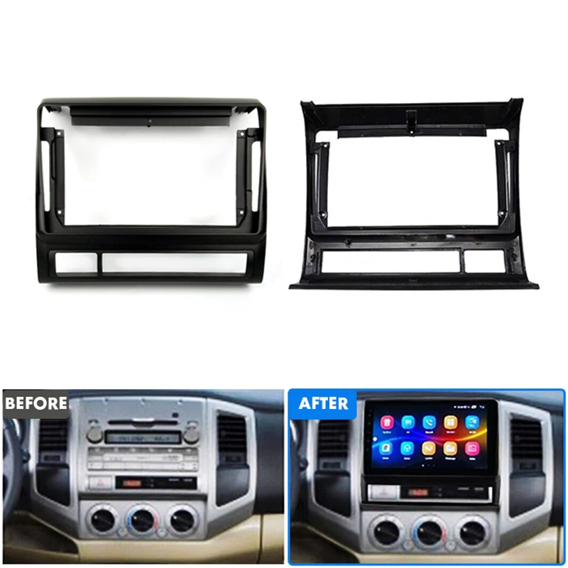 Рамка для автомобильного радио 2 Din 9 дюймов установка DVD GPS Mp5 ABS PC пластиковая рама