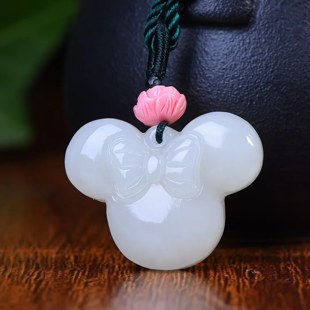 Изысканный кукурузный голова мыши подвеска ювелирные изделия 3241 #