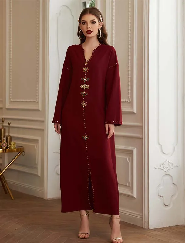 

Eid Abaya Dubai марокканский кафтан мусульманская Мода Caftan Marocain Abayas для женская мусульманская одежда Djellaba женская одежда Musulmans