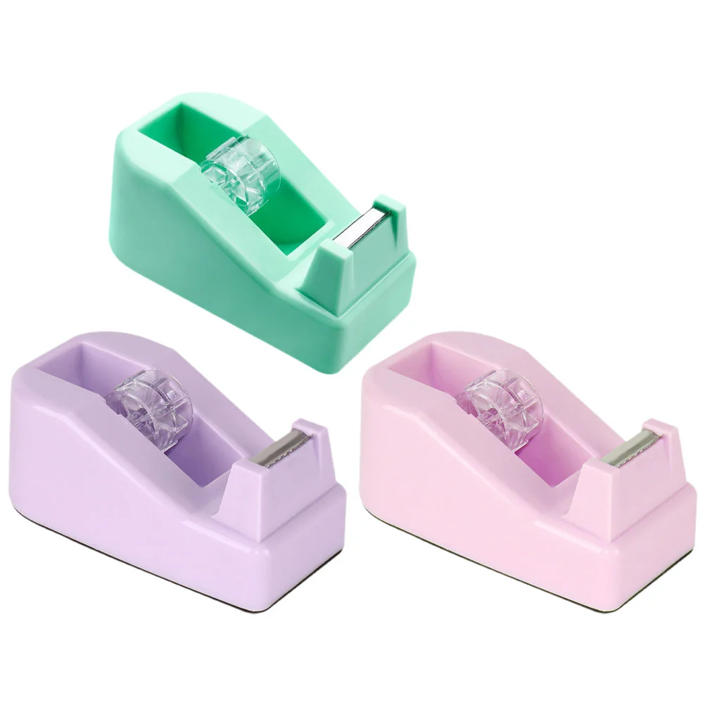 

3pcs Office Tape Holder Household Tape Indoor Sticker Dispenser Tape Dispenser