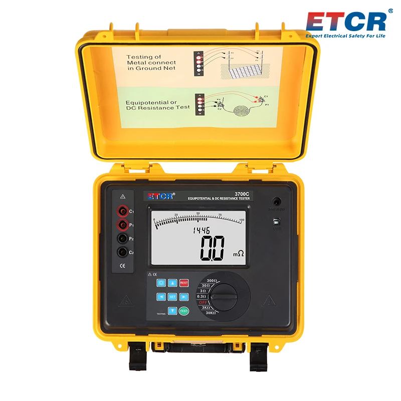 ETCR3700 ETCR3700C Интеллектуальный тестер оборудования IP65 Ручной измеритель низкого
