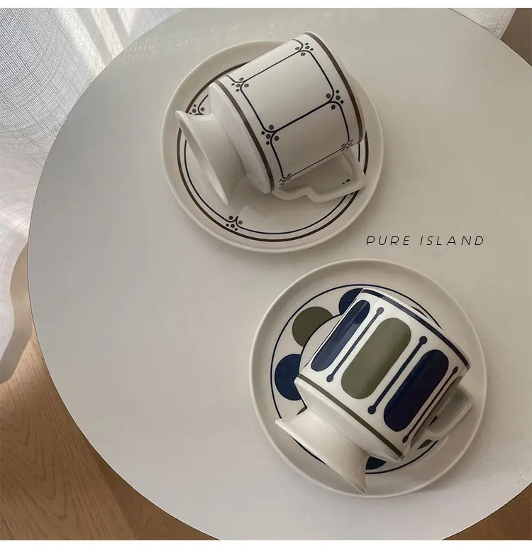 Винтажный бокал кофейная чашка с ушной ручкой в виде бабочки креативная