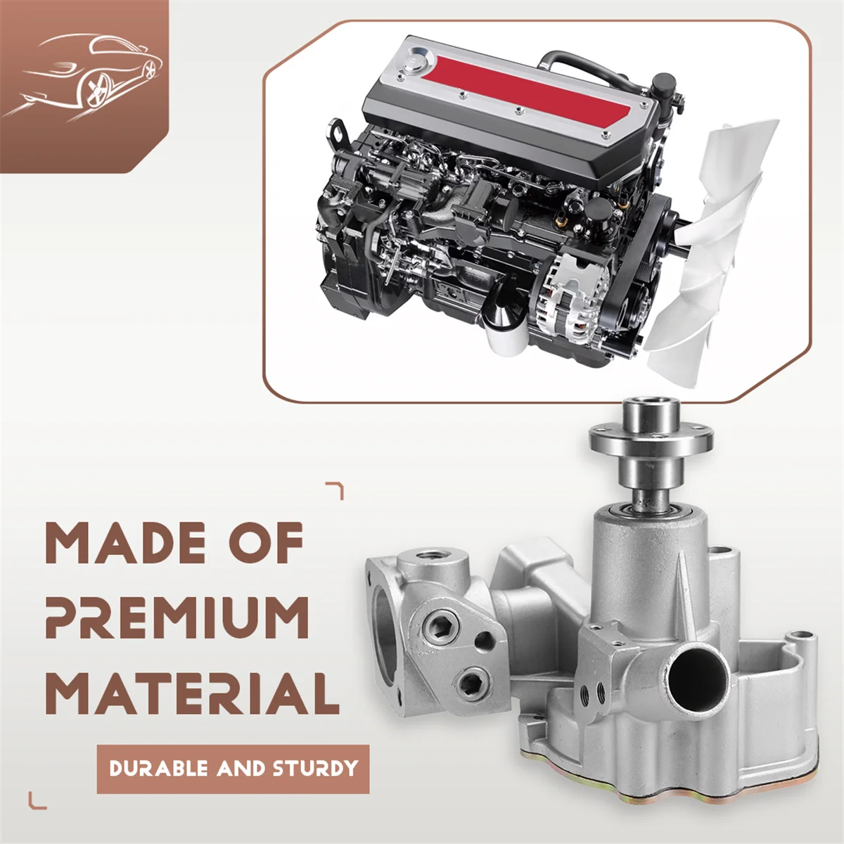 13-509 119499 Водяной насос для двигателя Yanmar 482 Thermo King TK486 TK486E SL100 SL200 11-9499