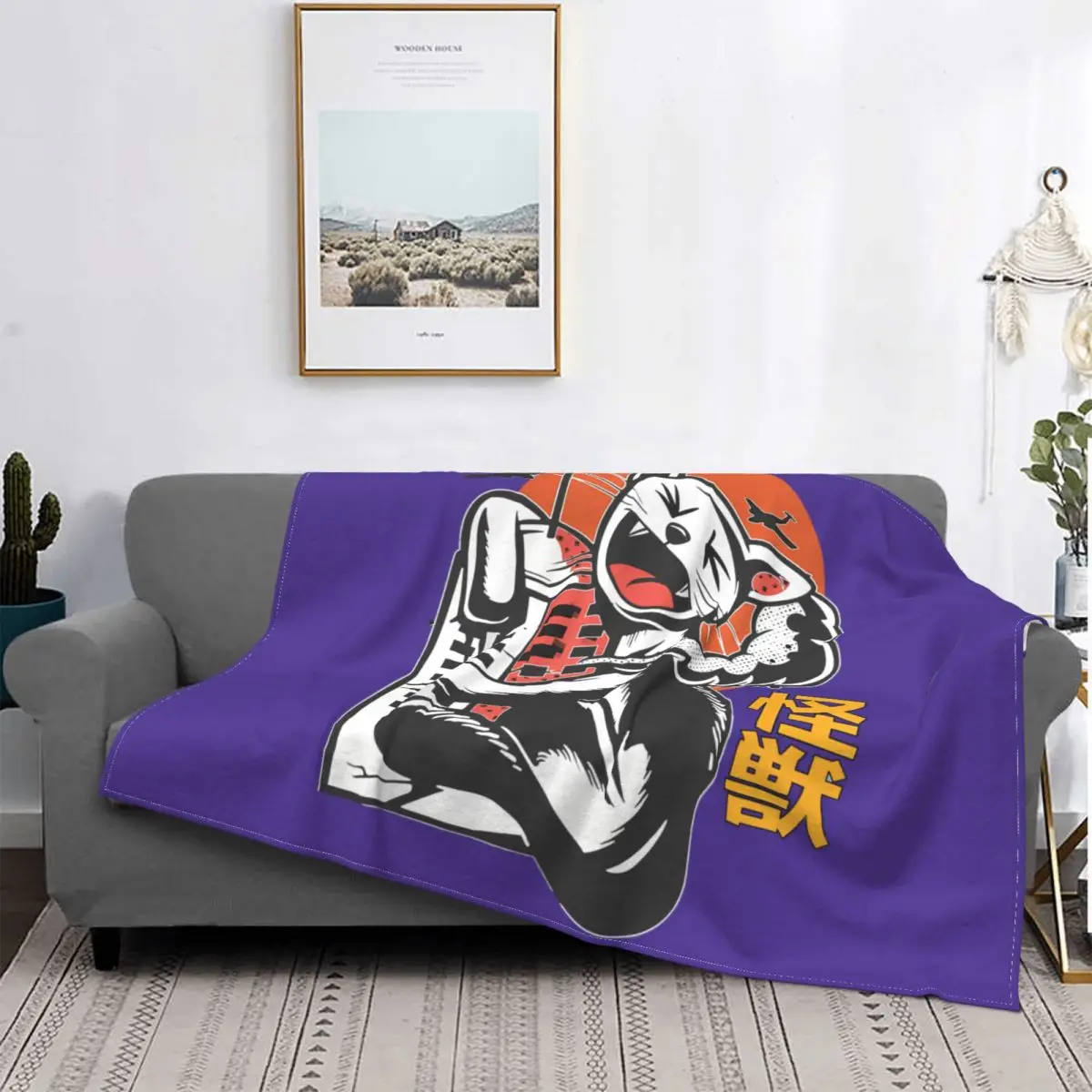 Флисовое одеяло для кошки Catzilla всесезонное дышащее ультрамягкое покрывало