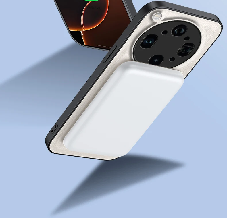 Кожаный чехол-подставка Magsafe для OPPO Find X9 Ultra с магнитной беспроводной зарядкой, противоударный, с защитой камеры для Find X9 Ultra (art.: 3920db0fe254d) - 3920db0fe254d