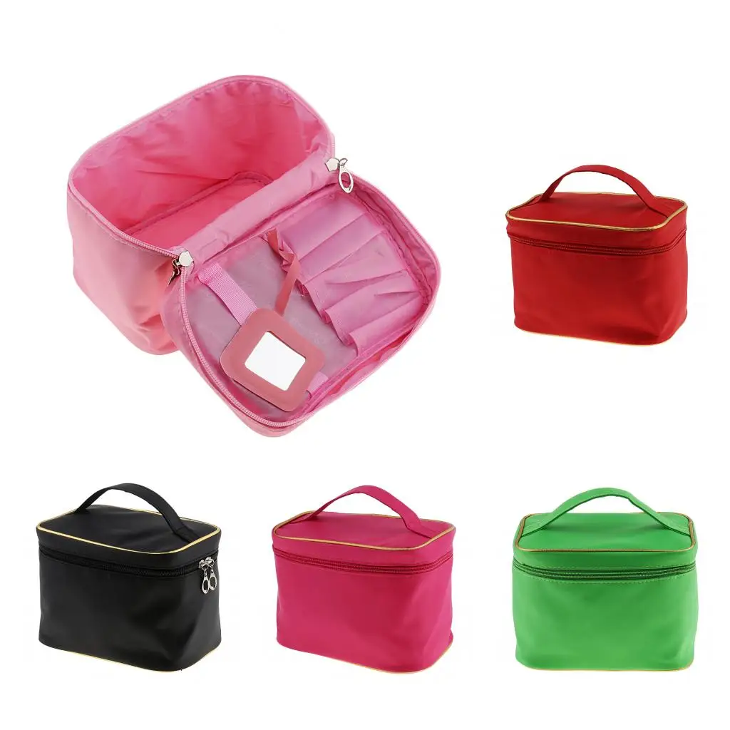 

Waterproof Makeup Handbag Big Capacity Toiletry Storage Bag Organizer Travel
