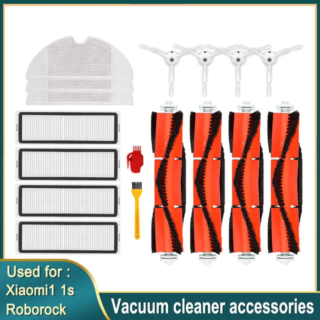 Robot vacuum cleaner accessories for xiaomi mi 1 1s roborock s5 max s50 mijia vacuum cleaner hepa filter main brush side brush