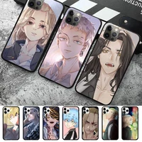 fhnblj tokyo revengers phone case for iphone 11 12 13 mini pro max 8 7 6 6s plus x 5 se 2020 xr xs funda case