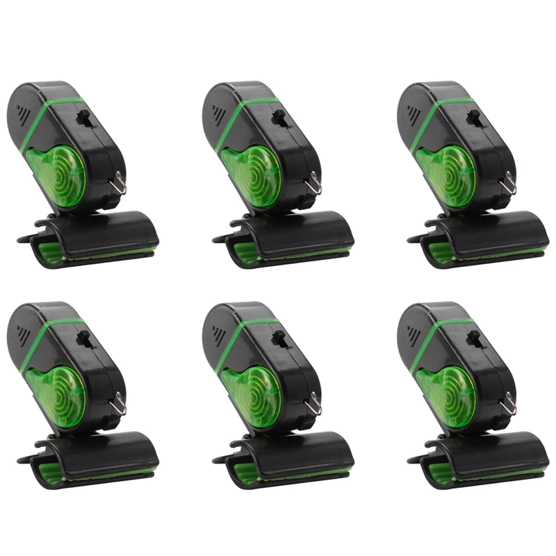 Новый 6 шт. сигнализация поклевки чувствительный электронный индикатор