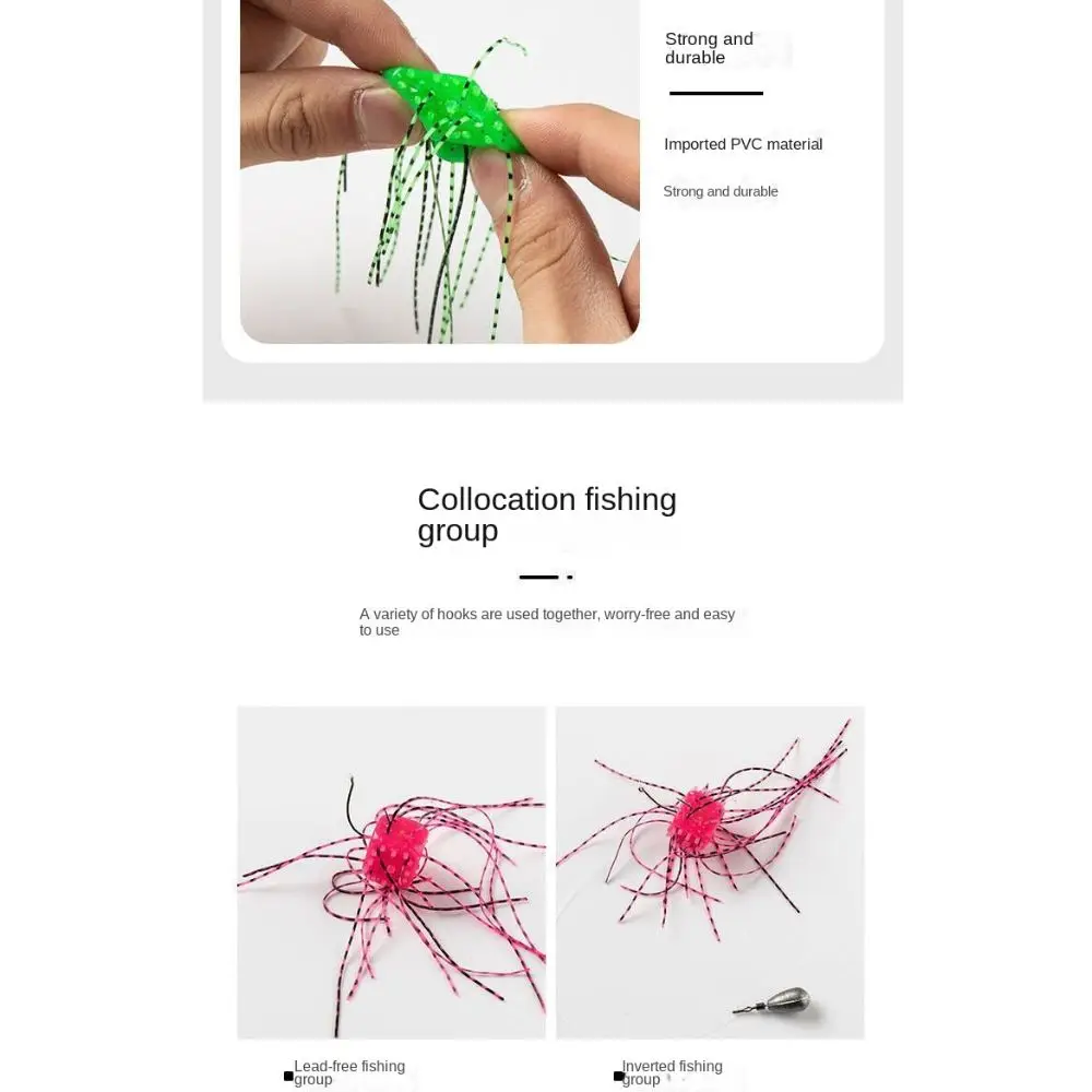 5 шт. 2024 кости для рыбной ловли мягкая приманка резиновая силиконовая в виде червя