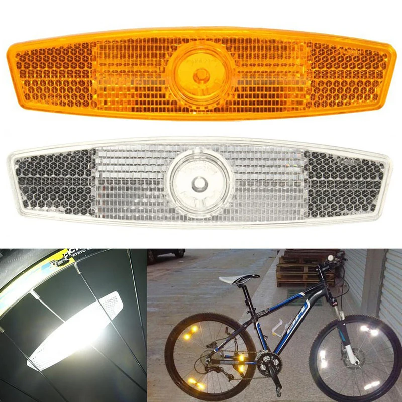 

1pc Fashion Bicycle Warning Reflector MTB Road Bike Cycing Wheel Rim Spoke Reflective Reflector Hot MTB Bicycle Accessories