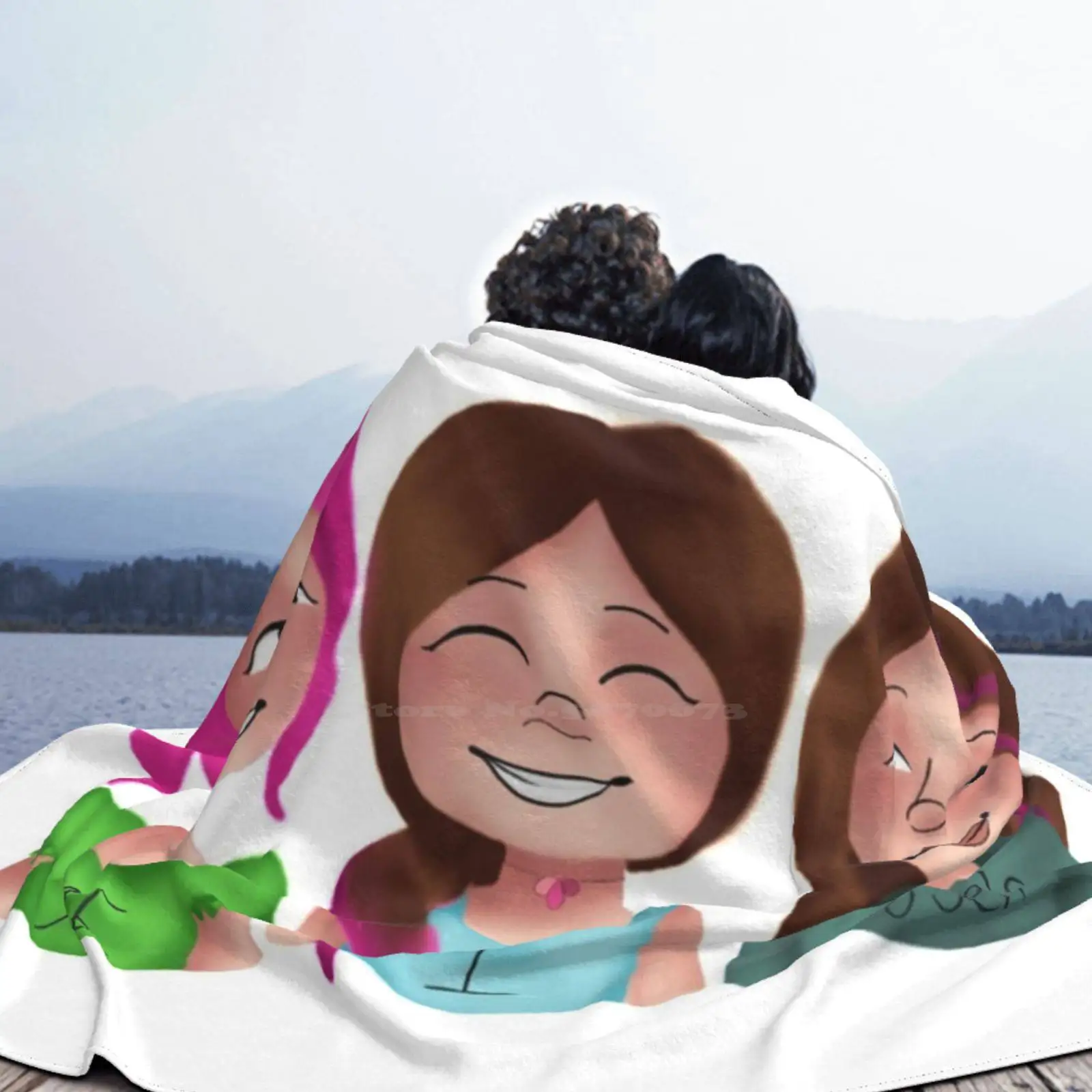 Me Myself And I Мягкое теплое одеяло Забавный мем Oc Haha Mental Health Оригинальные персонажи