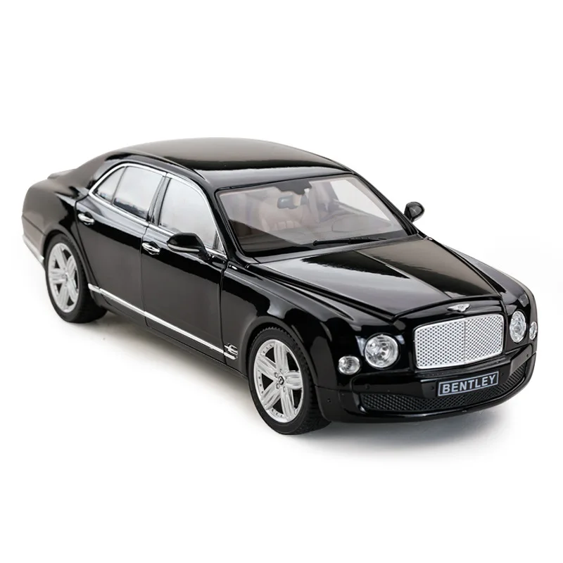 1:18 Bentley Mulsanne Starlight модель статического автомобиля из сплава 6 мест можно открывать