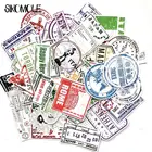 60 шт. креативные стикеры в стиле почтовых маркеров популярного города, Парижа, Нью-Йорка, Лондона, Рима для багажа, чемодана, автомобильные наклейки F4