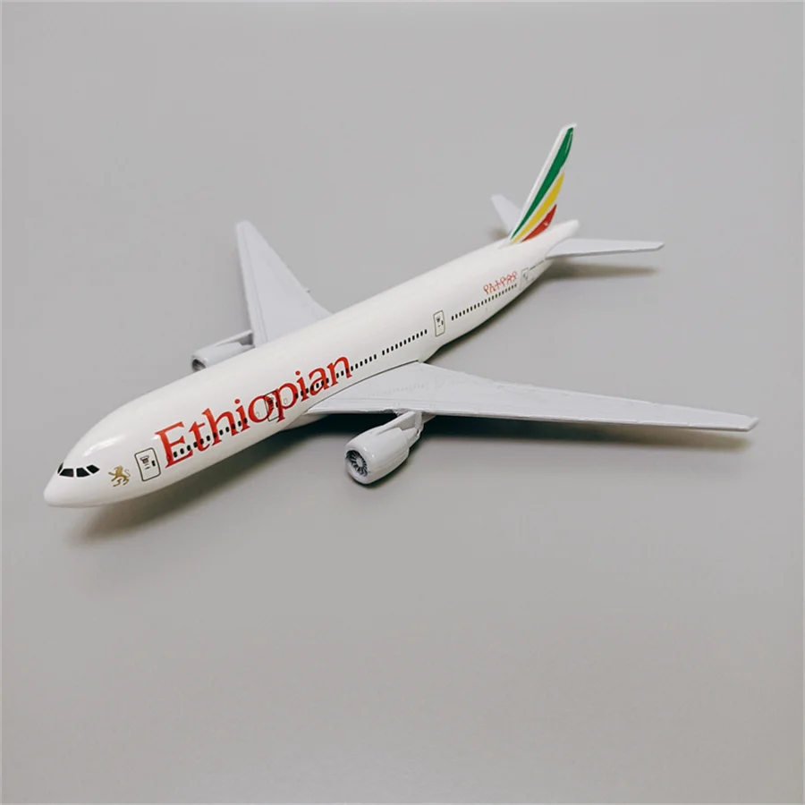 

16cm Air Ethiopian Airways Boeing 777 B777 Airlines Alloy Metal Diecast Airplane Model Plane Aircraft home decoration Modern