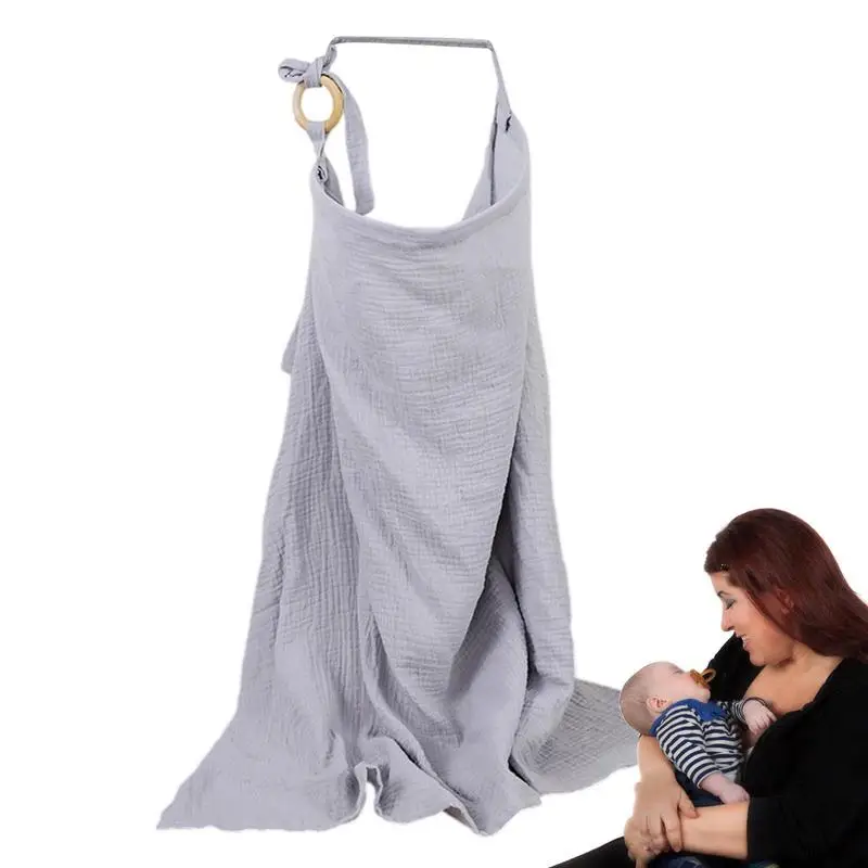 

Breastfeeding Cover Breathable Cotton Nursing Cloth Cloud Print Outing Breastfeeding Towel Feeding Cover Cape Nursing Apron