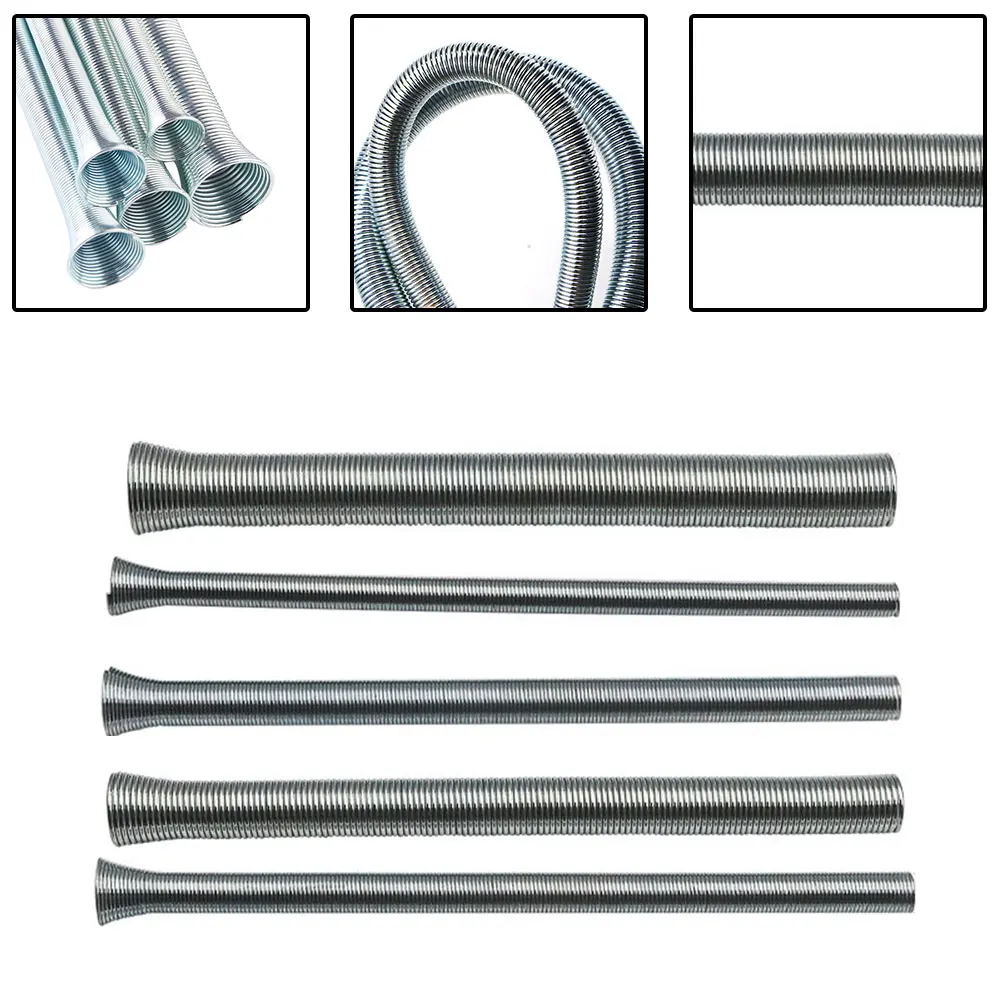 

5pcs Spring Tube Bender 1/4'' 5/16'' 3/8'' 1/2'' 5/8'' For Copper Tube Aluminum Stainless Steel Tube Of Thin Wall Common Pipes