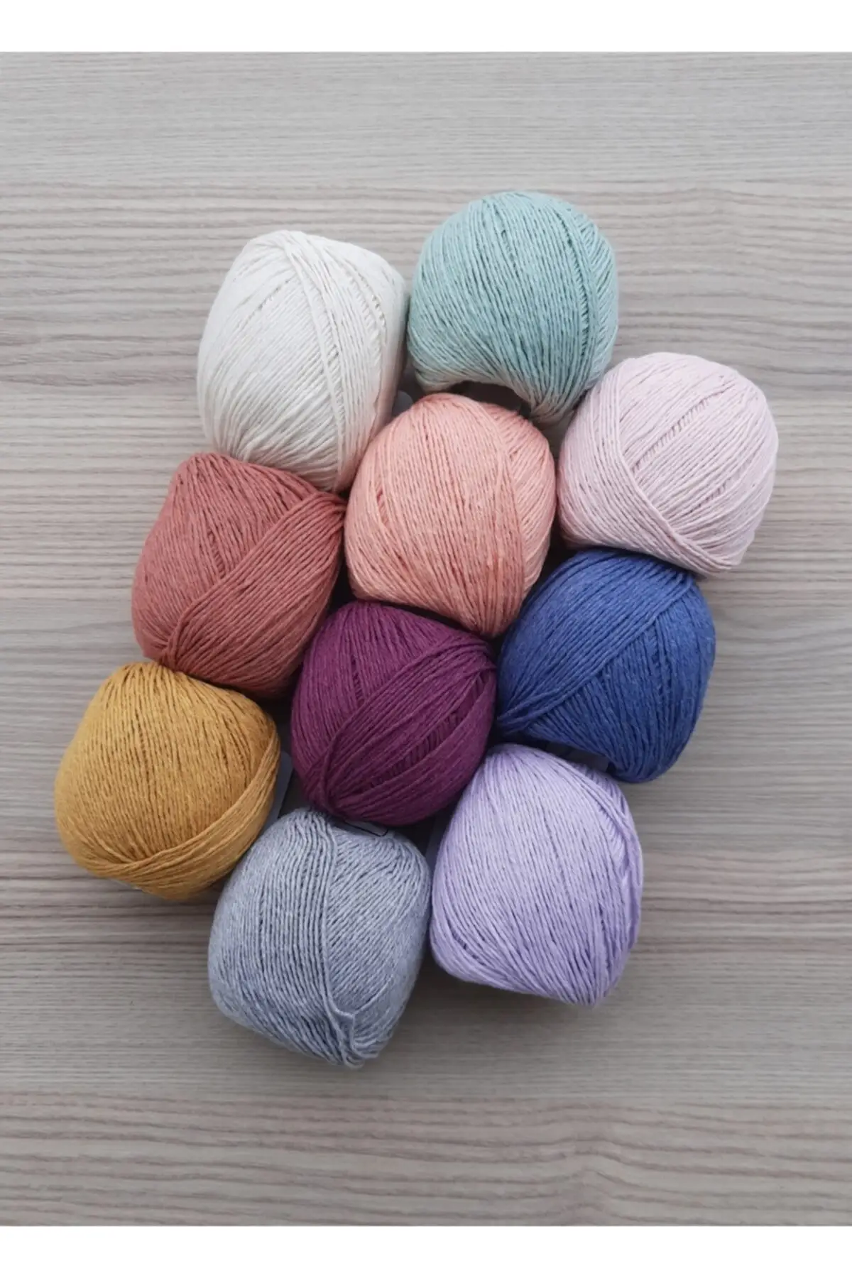 

100 cotton Punch (Punch) and Amigurumi rope set 10 pcs (50gr) mesh rope hobby supplies & entertainment life