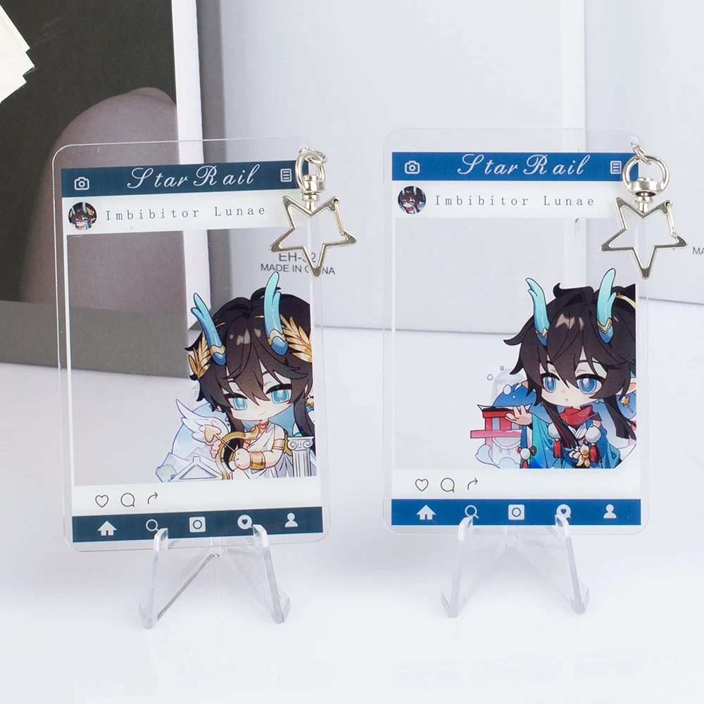 2024 Honkai: прозрачный брелок для карт со звездами поездок в разные страны Imbibitor