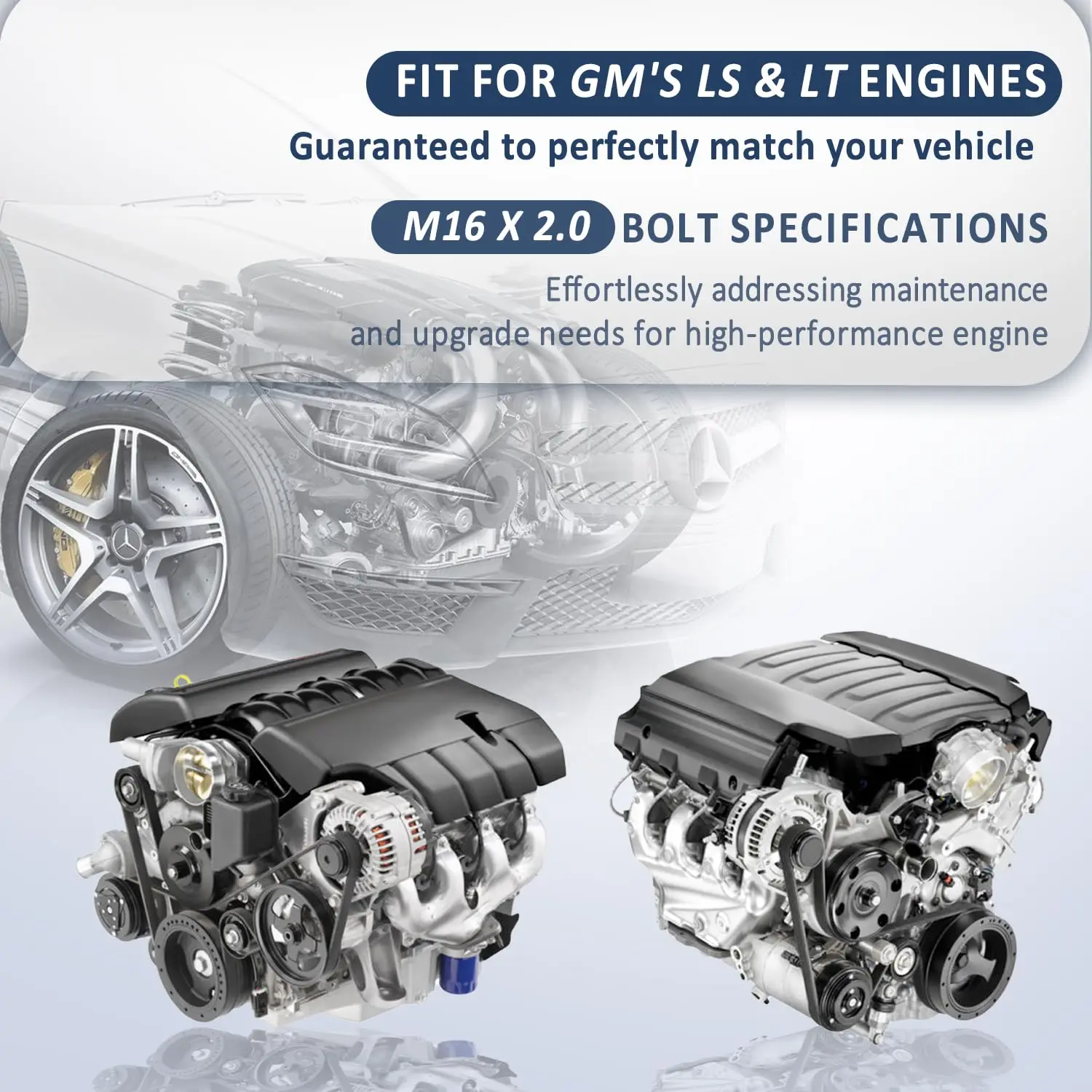 Комплект установщика гармонического балансира LS 15088 для двигателя GM Gen III/IV (LS-Based) V