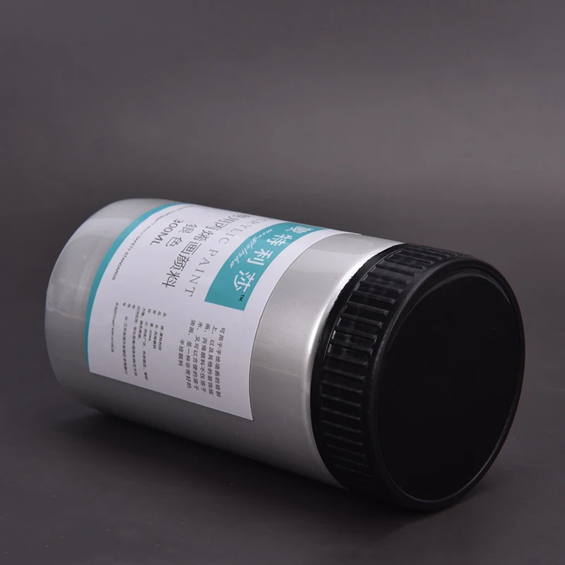 Золотая краска 300 мл металлическая акриловая водонепроницаемая для окрашивания