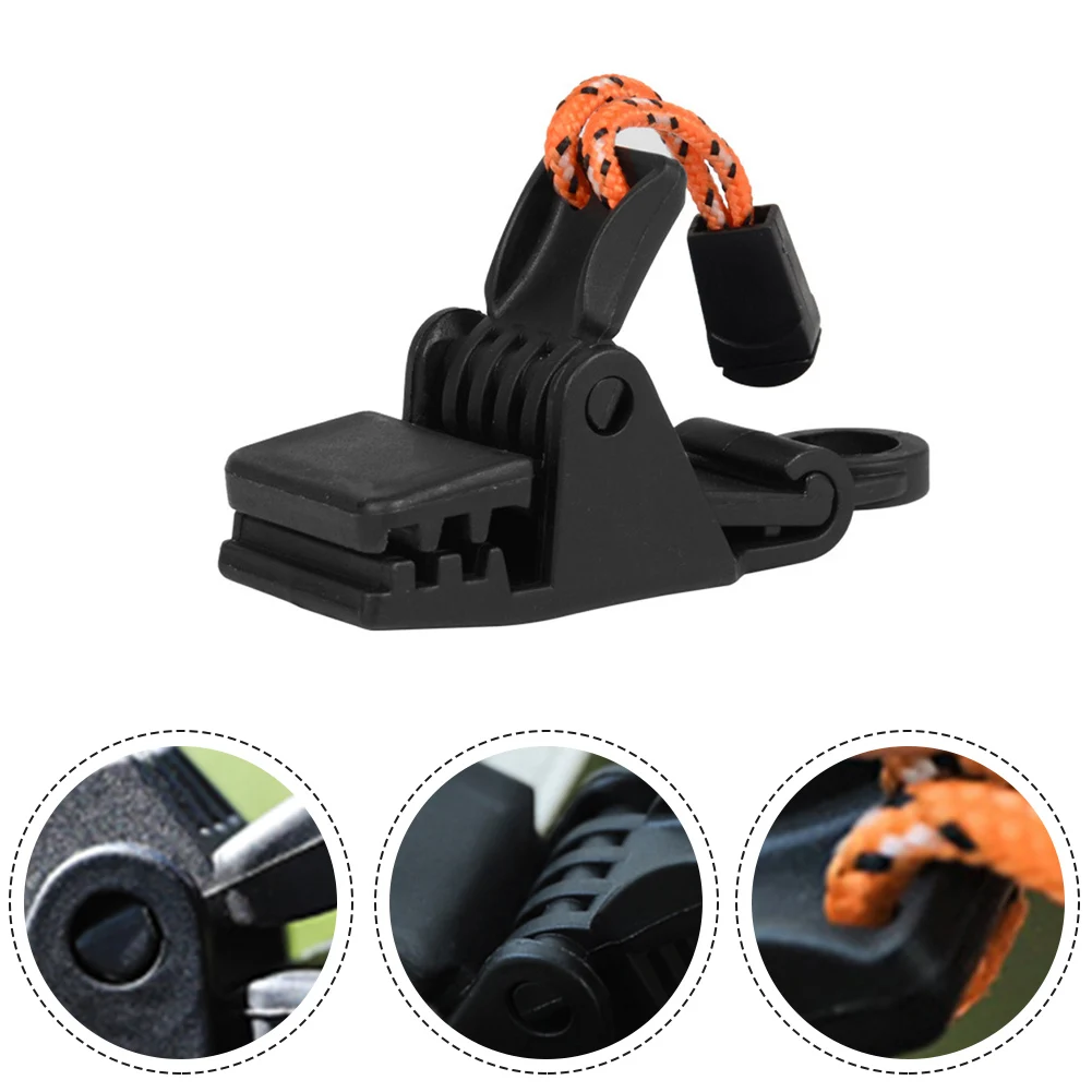 

Outdoor Kit Tent Hike Tarp Clip Trap Grip Camps Gripper Anchor Awning Windproof Canopy Clamp Caravan Snap Canvas Tighten Tool