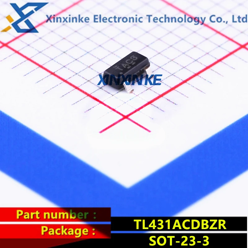 

TL431ACDBZR TAC3 TAC* SOT-23-3 Voltage References Adjustable Precision Shunt Regulator Power Management ICs Brand New Original