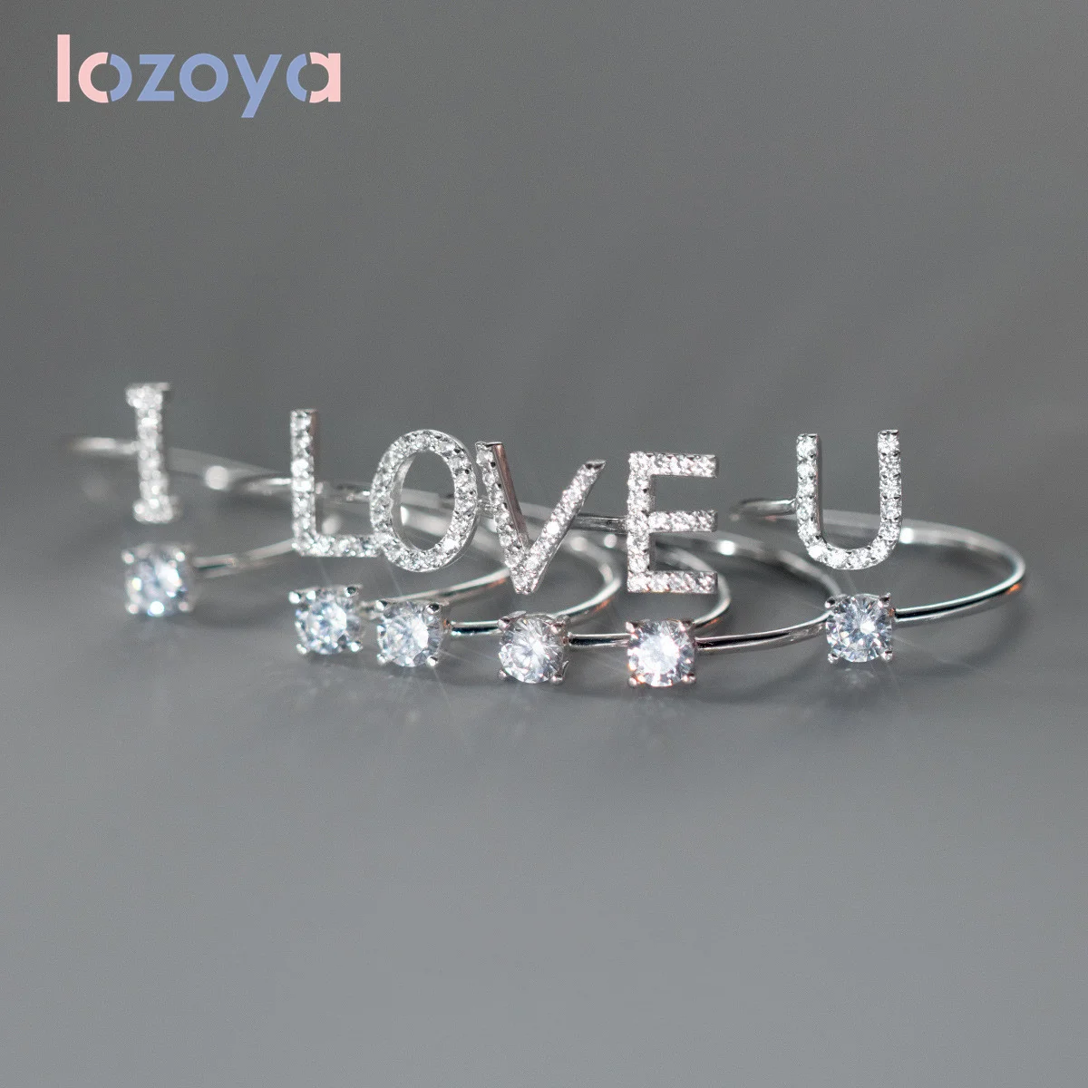 

Женское кольцо LOZOYA из серебра 925 пробы, с фианитом
