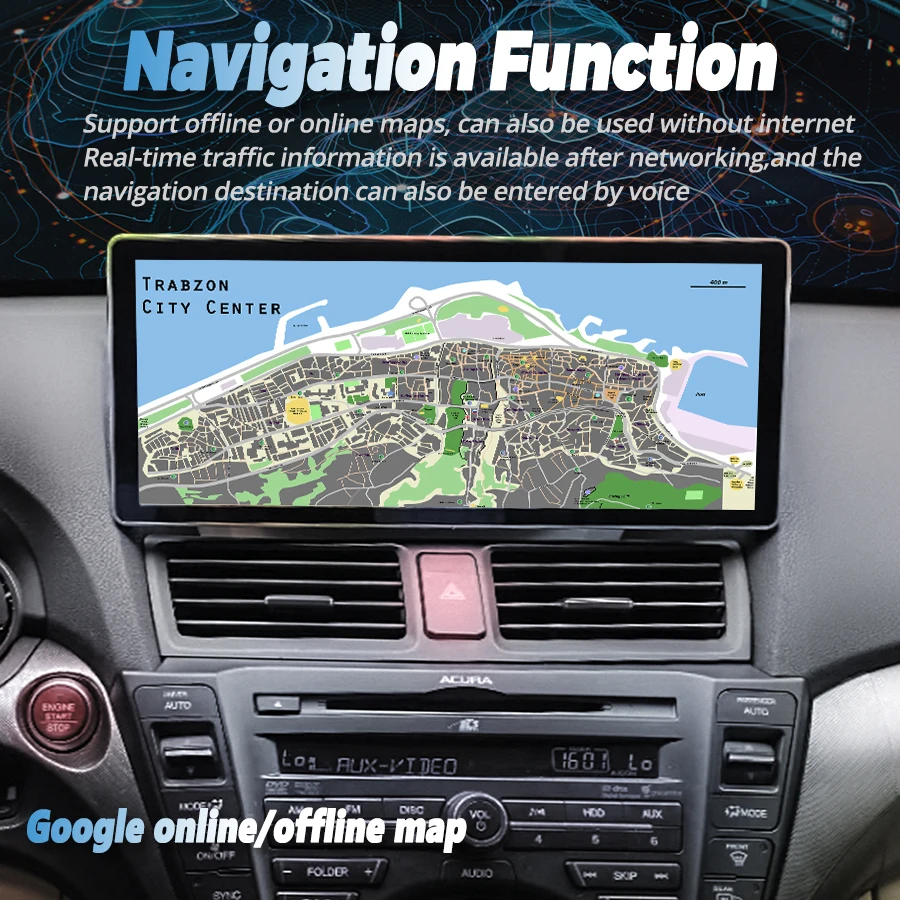 12 3 &quotCarPlay GPS Android 13 головное устройство сенсорный экран радио стерео плеер для Acura
