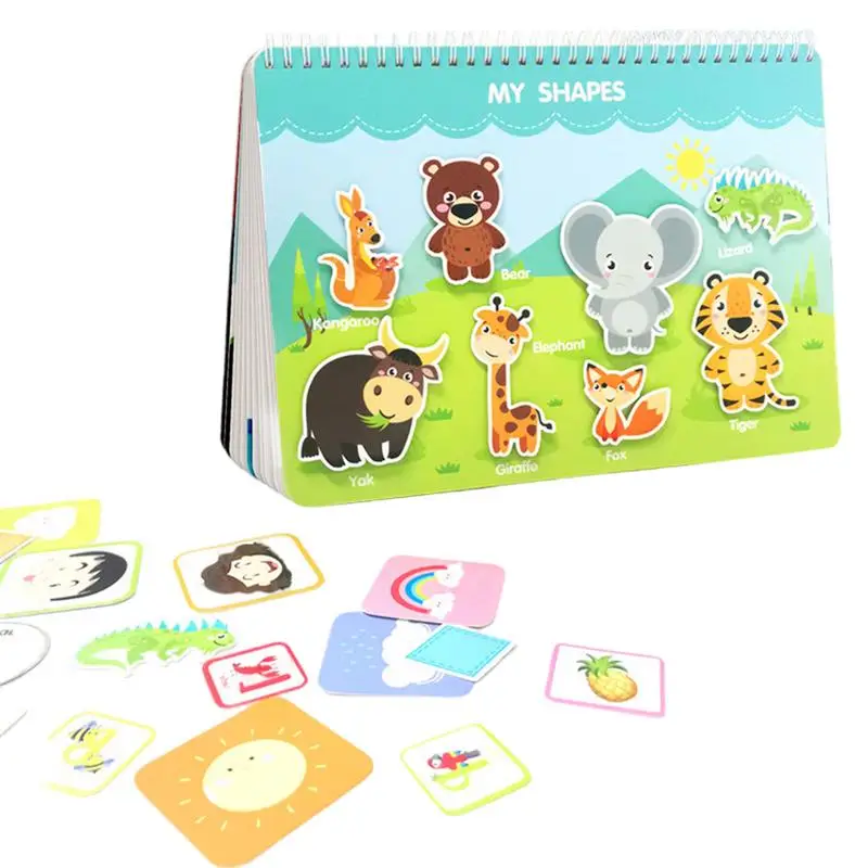 

Busy Book Kindergarten Learning Activity Book Sensory Early Learning Book Montessori Travel Toy For Babies Kids Toddler Girls