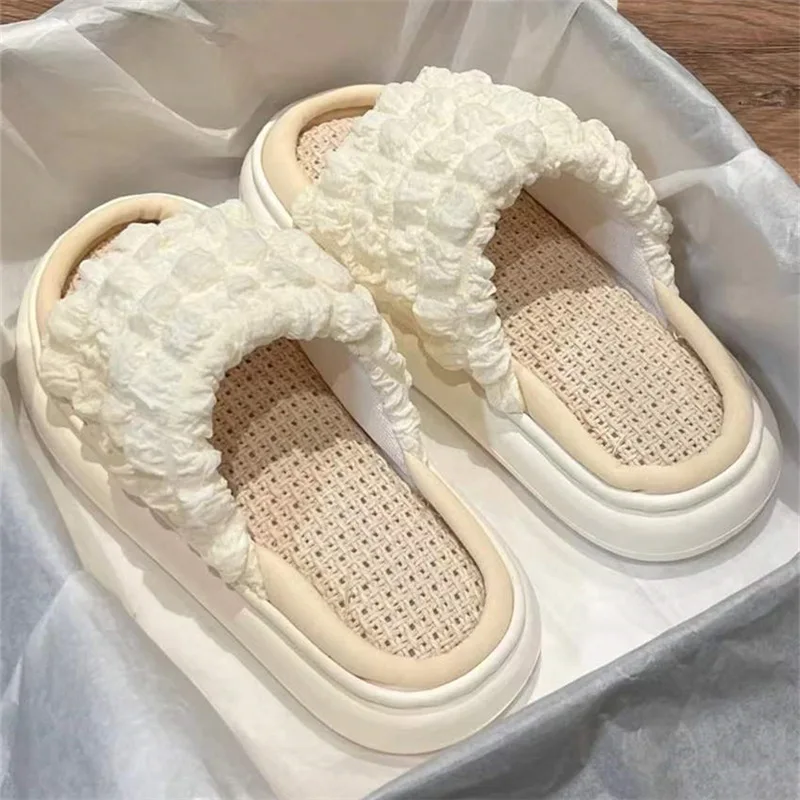 

Шлепанцы женские нескользящие на толстой подошве, дезодорирующие