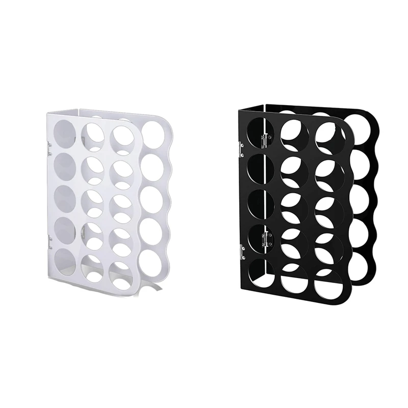 

15-Hole Vinyl Storage Rack Acrylic Storage Rack Multi-Hole Display Rack,For Vinyl Rolls,For Home And Office