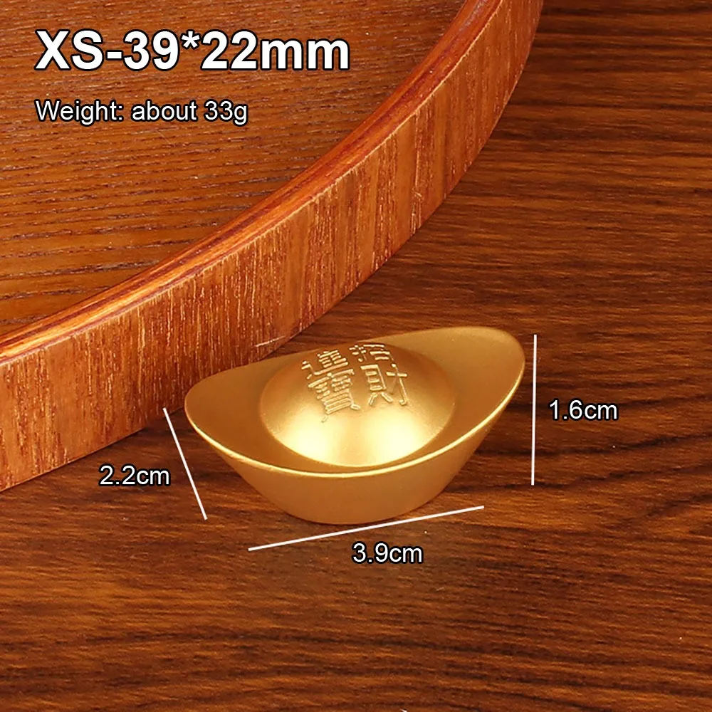 

Золотой латунный слиток фэн-шуй