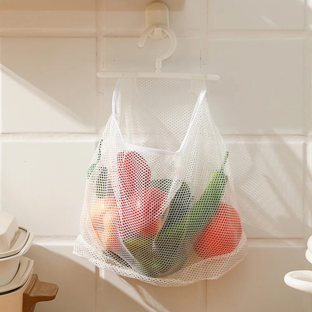 

Mesh Hanging Bag Storage Peg Breathable Clothes Vegetable Pouch Pp Portable Clothespin Multi-functional Travel