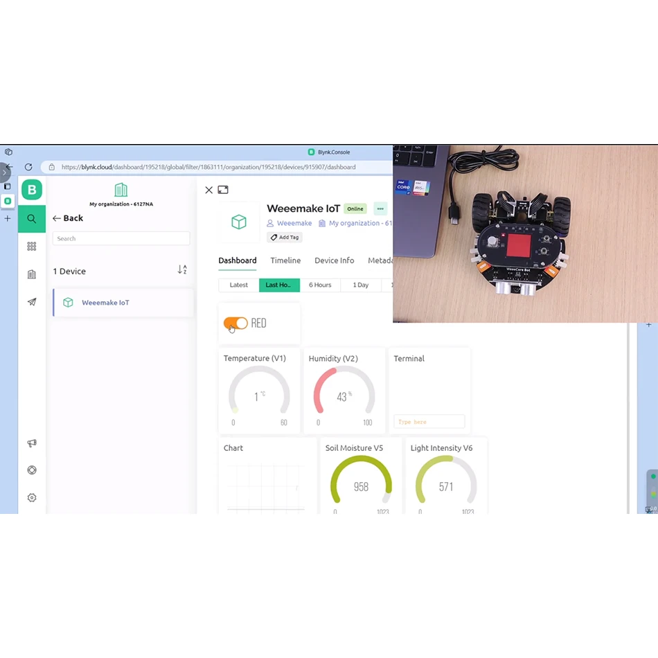 Набор для программирования роботов WEEEMAKE AI STEM Weeecore Bot: образовательный комплект на базе ESP32 для Python и C, отличная цена, инновационное обучение (art.: 3920dbe700261) - 3920dbe700261