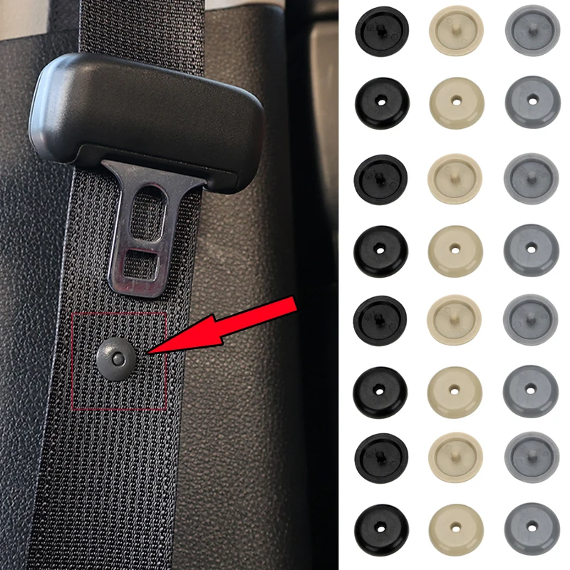 

Car Safety Seat Belt Stopper SeatBelt Spacing Limit Buckle Clip Plastic Antislip Seat Belt Stop Button Retainer Auto Accessories