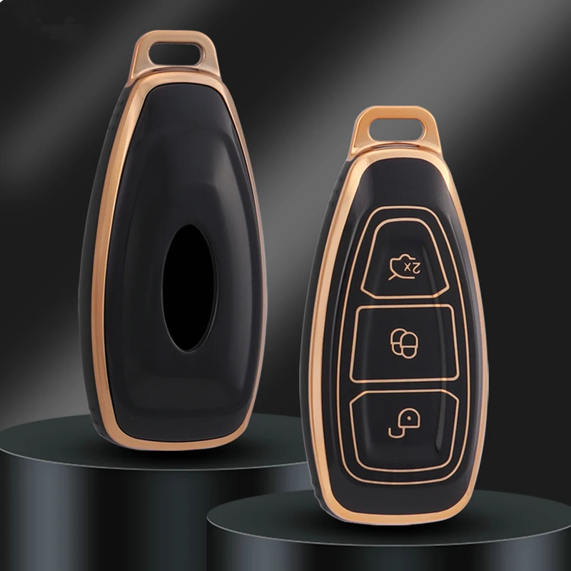 

NEW TPU Car Remote Key Case Shell Cover Fob For Ford Focus 3 4 ST Mondeo MK3 MK4 Fiesta Fusion Kuga 2013 2014 2015 2017 2018