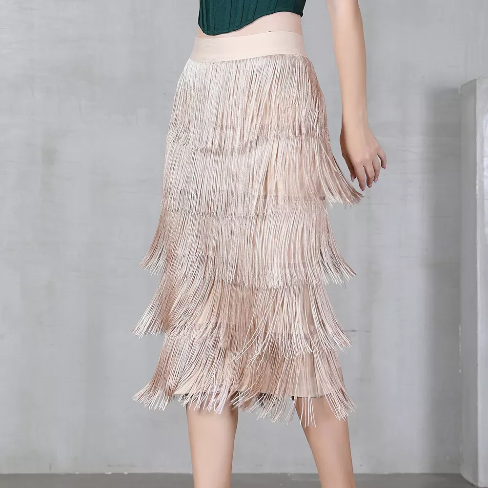 

Новинка 2023, бандажные юбки, новые сексуальные элегантные вечерние длинные юбки с бахромой, модная женская одежда черного цвета 2021