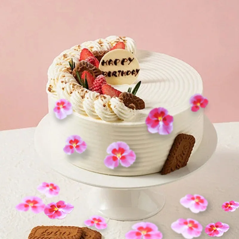 100 г. набор бумажных украшений для кексов фиолетовые украшения торта на свадьбу