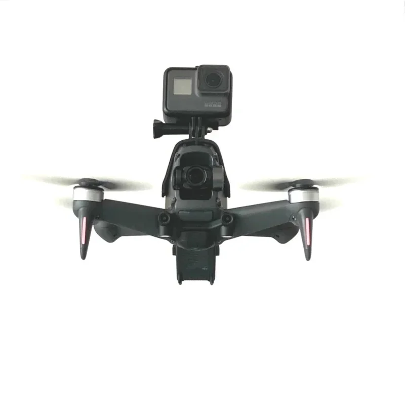 Фото Крепление для камер Gopro Hero / DJI Action / DJI NANO / Insta360, верхний кронштейн для съемки с высоты, фиксированный кронштейн для аксессуаров к дронам DJI FPV №1