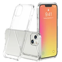 for iphone 14 mini 14 pro max silicone soft tpu transparent anti drop explosion proof phone case